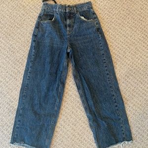 BDG wide-leg blue jeans
